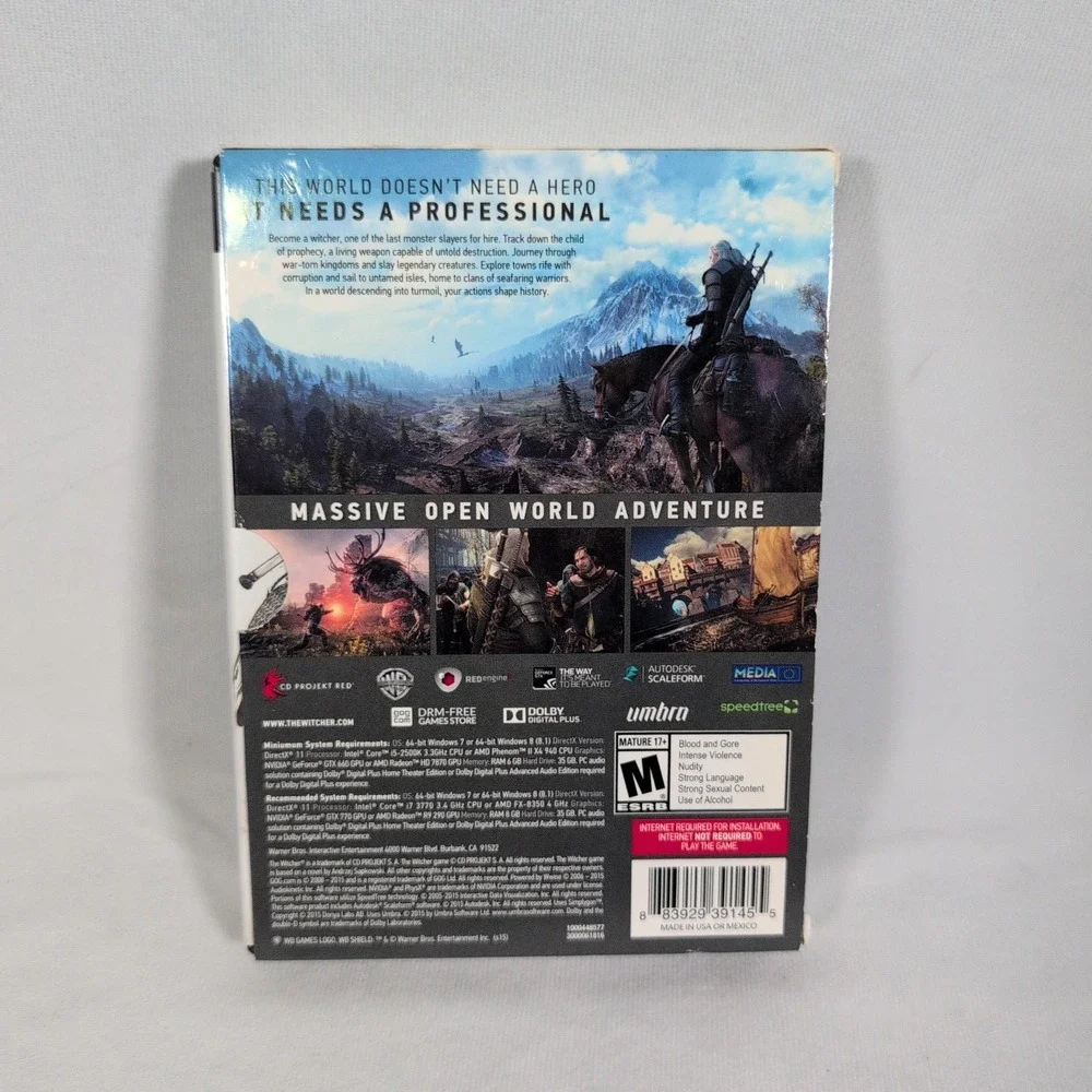 PC - THE WITCHER 3 Wild Hunt + Soundtrack